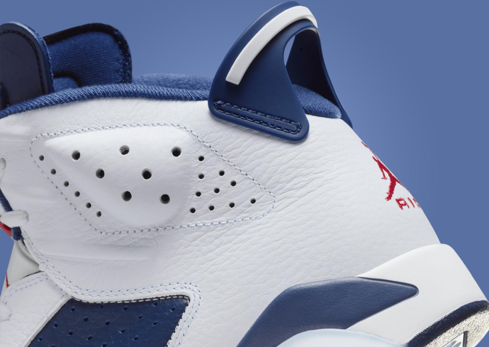 Air Jordan 6 Retro Olympic Heel Detail