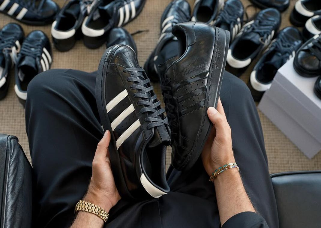 Ronnie Fieg's Kith x adidas Superstar Made in Germany Black Tie Releases  August 2025