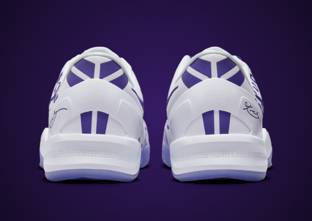 The Nike Kobe 8 Protro White Court Purple Releases February 2024