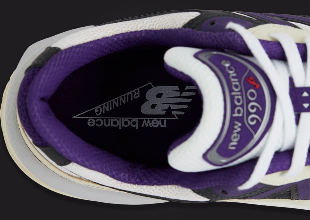 スニーカー New Balance 990v6 Made In USA \"White Black Plum\" The New Balance 990v6 Made in USA White Black Plum Releases