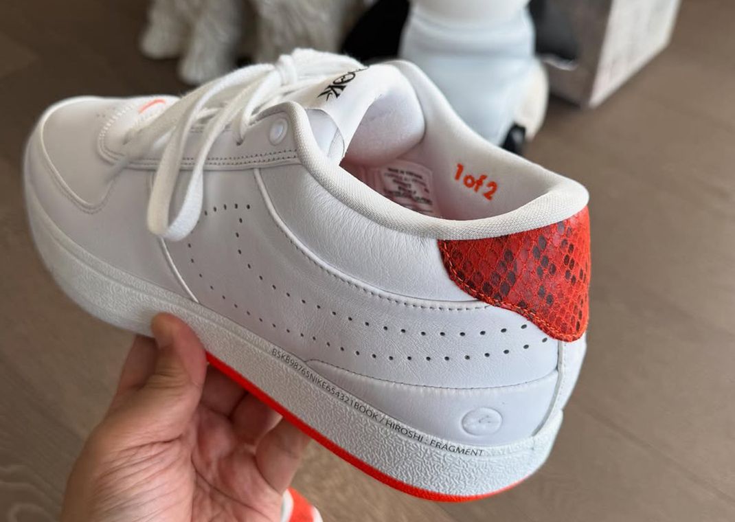 No, You Can't Have a Pair of these Red Snakeskin Fragment x