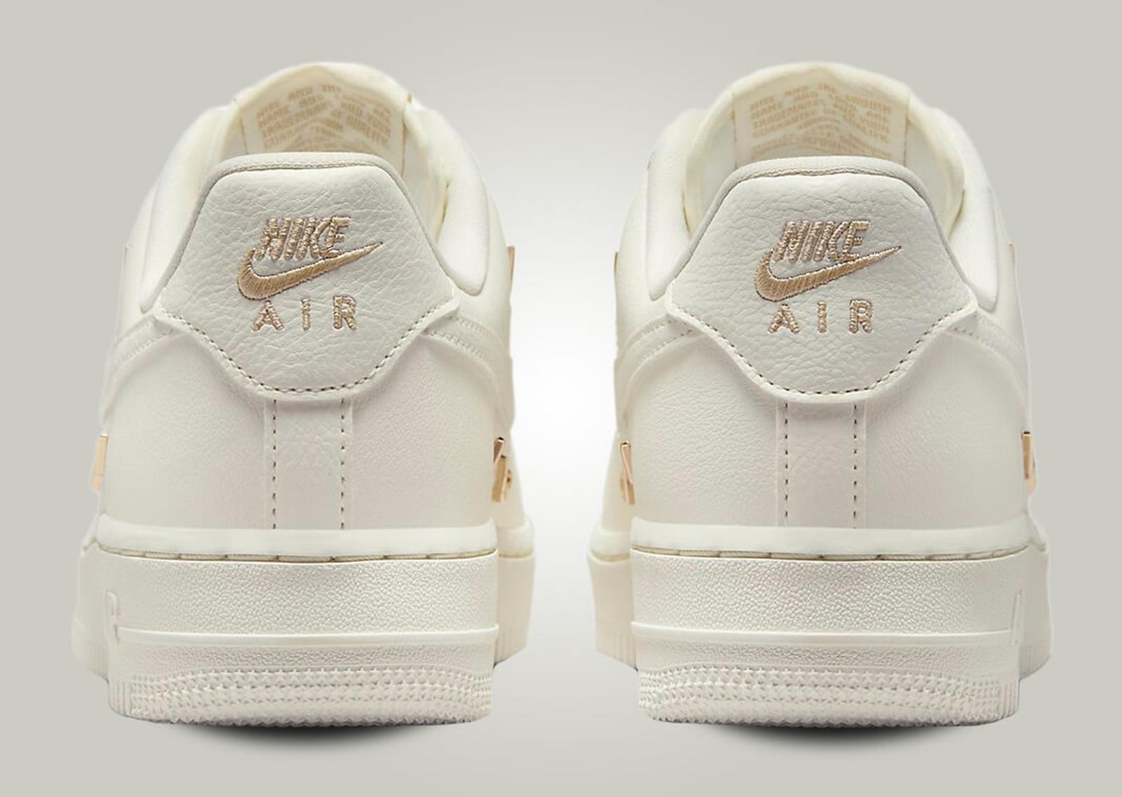 Nike Air Force 1 Low LX Sail Metallic Gold (W) Back