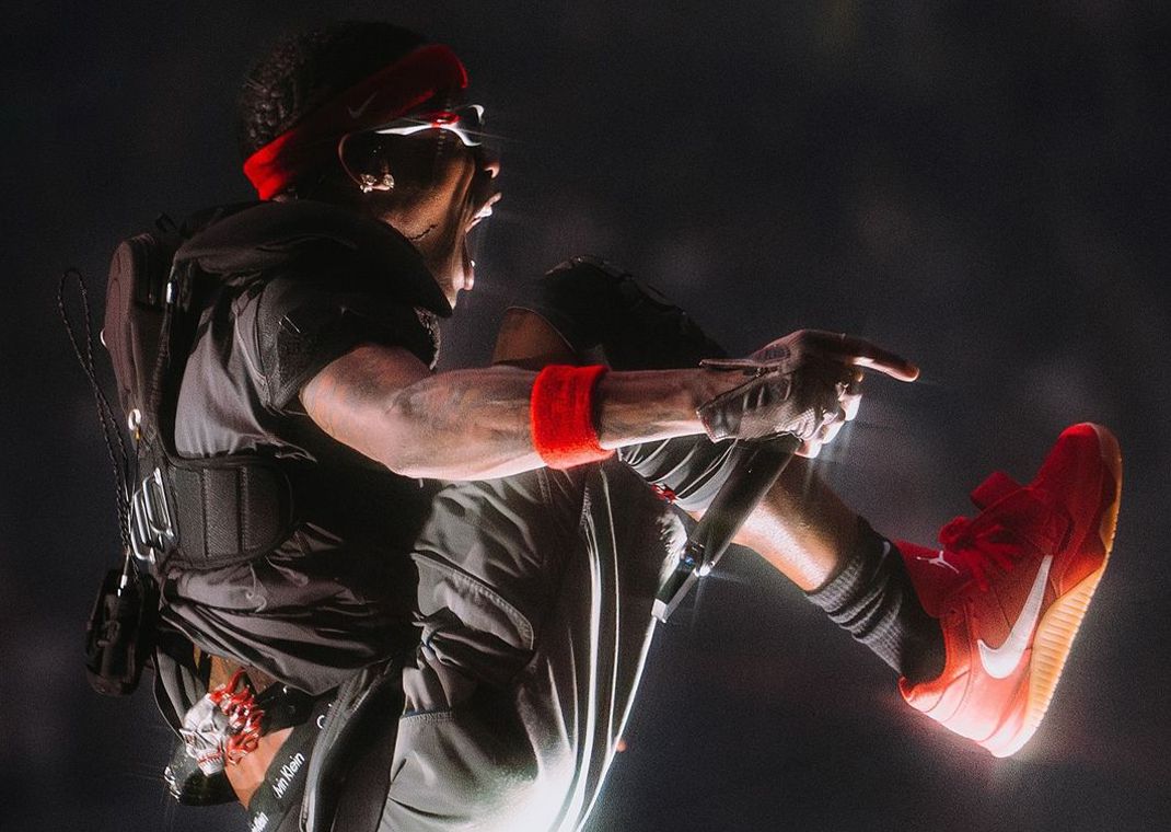 Travis Scott Debuts his Jordan Jumpman Jack TR in Red Gum