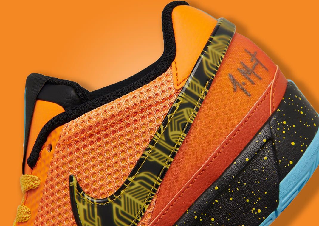 【美品】NIKE JA1 BRIGHT MANDARIN/MULTI COLOR The Nike Ja 1 Bright Mandarin Will Be a Kids' Exclusive