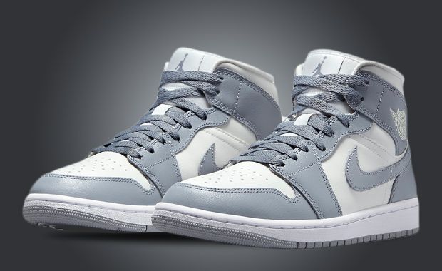 The Air Jordan 1 Mid Sail Stealth Is Releasing Soon