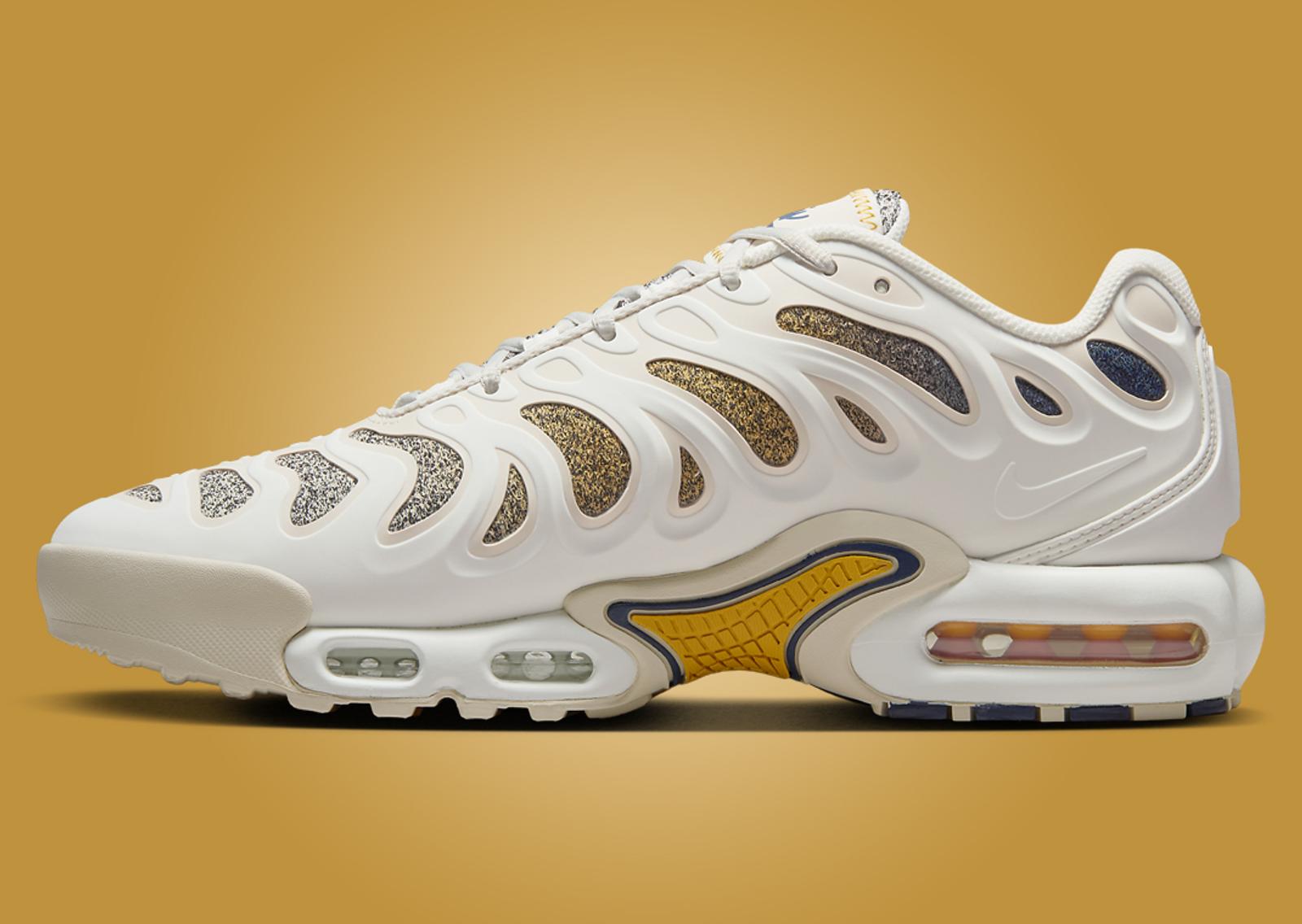 PSG x Nike Air Max Plus Drift White Wheat Gold Medial