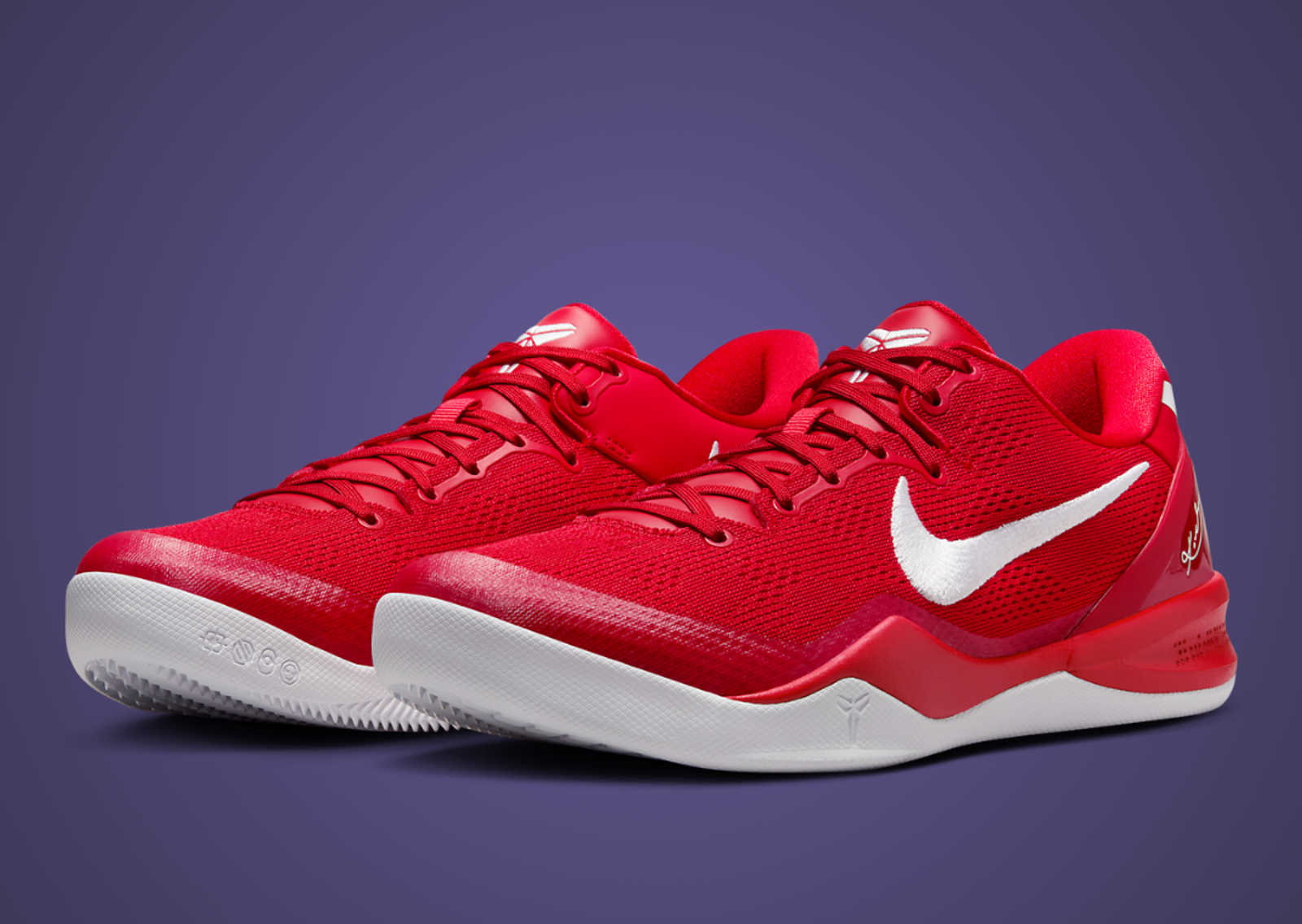 Nike Kobe 8 Protro TB University Red Angle