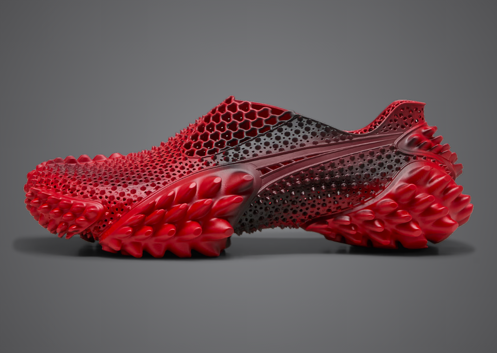 Puma 3D-Printed Shoe Red Black Lateral