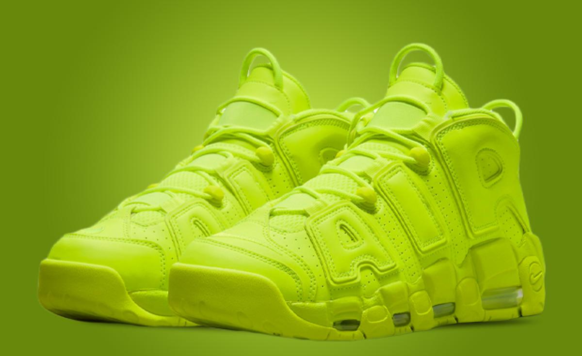 The Nike Air More Uptempo Gets Covered In Volt