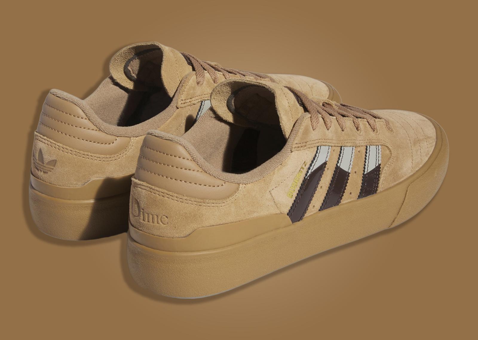 Dime x adidas Busenitz Vulc 2.0 Cardboard Heel Angle