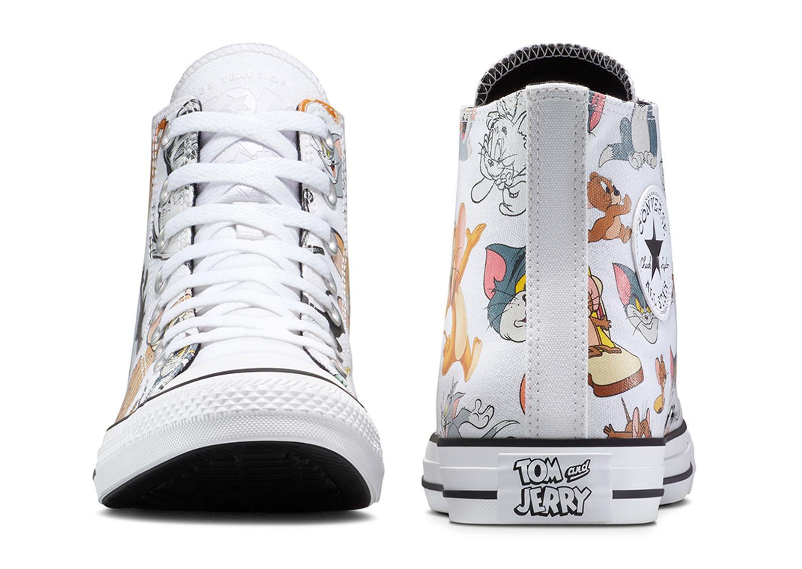 Tom & Jerry x Converse Chuck Taylor White Toe and Heel