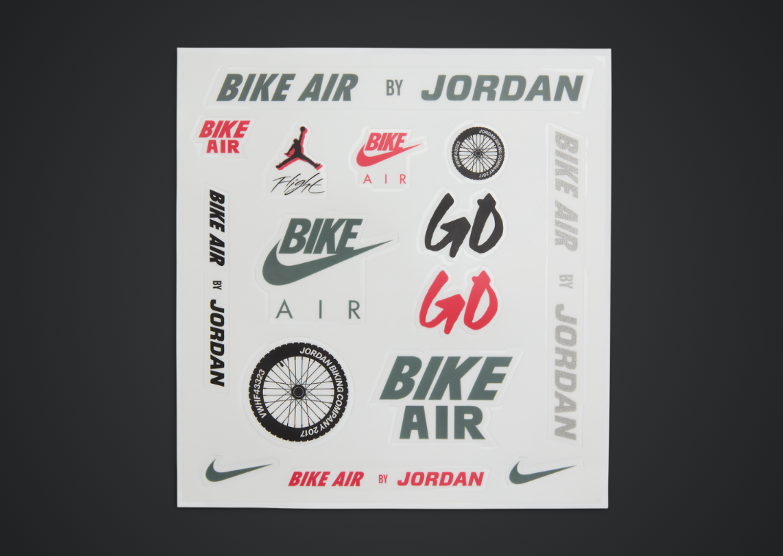 Nigel Sylvester x Air Jordan 4 RM SP Driveway Grey Stickers