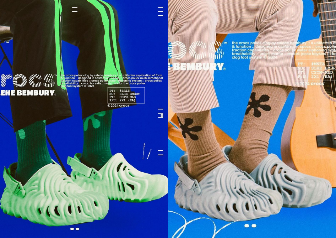 Salehe Bembury's Latest Crocs Pollex Clog Pack is Perfect for