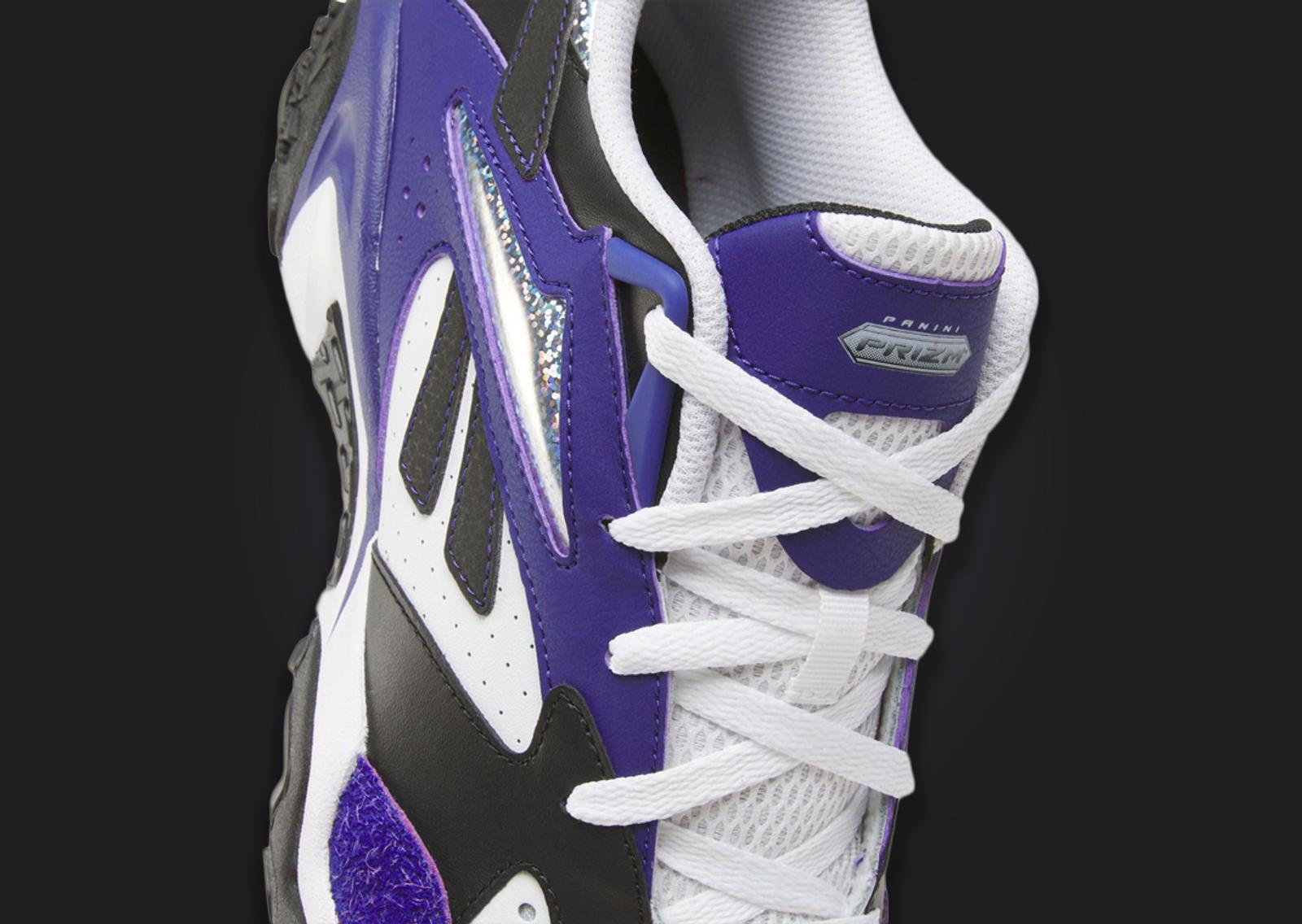 Panini x Reebok Preseason 94 Low Purple Prizm Detail