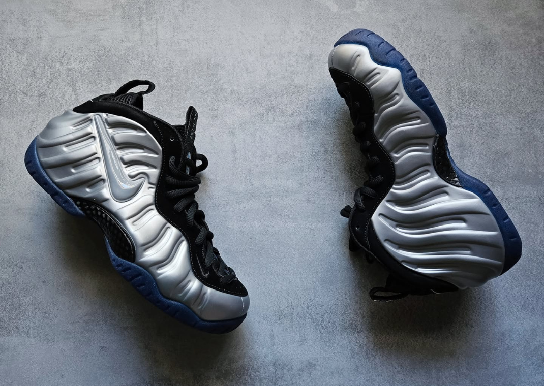 black silver foamposites