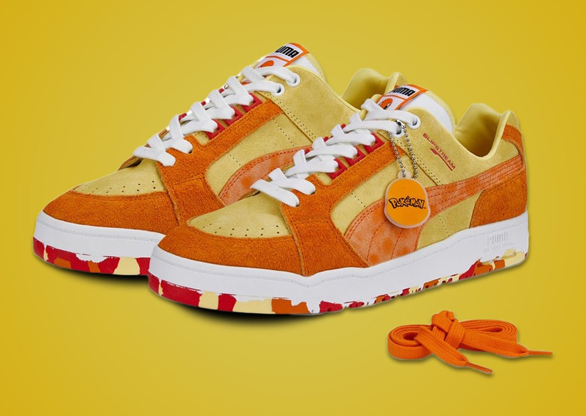 PUMA x POKEMON Charmander Slipstream orange Collaboration Sneakers