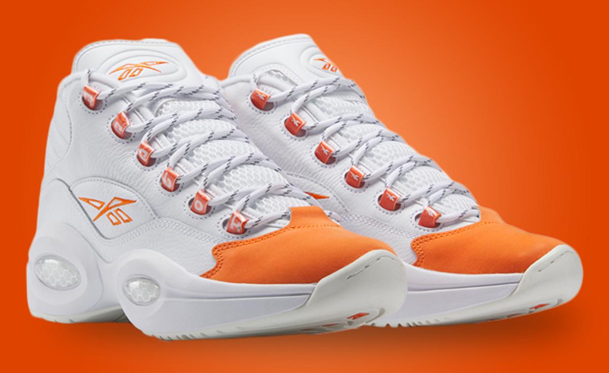 Orange Shades Accent This Reebok Question Mid