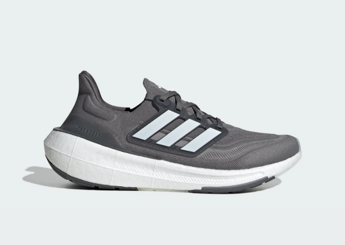 adidas Ultraboost Light Grey White Lateral