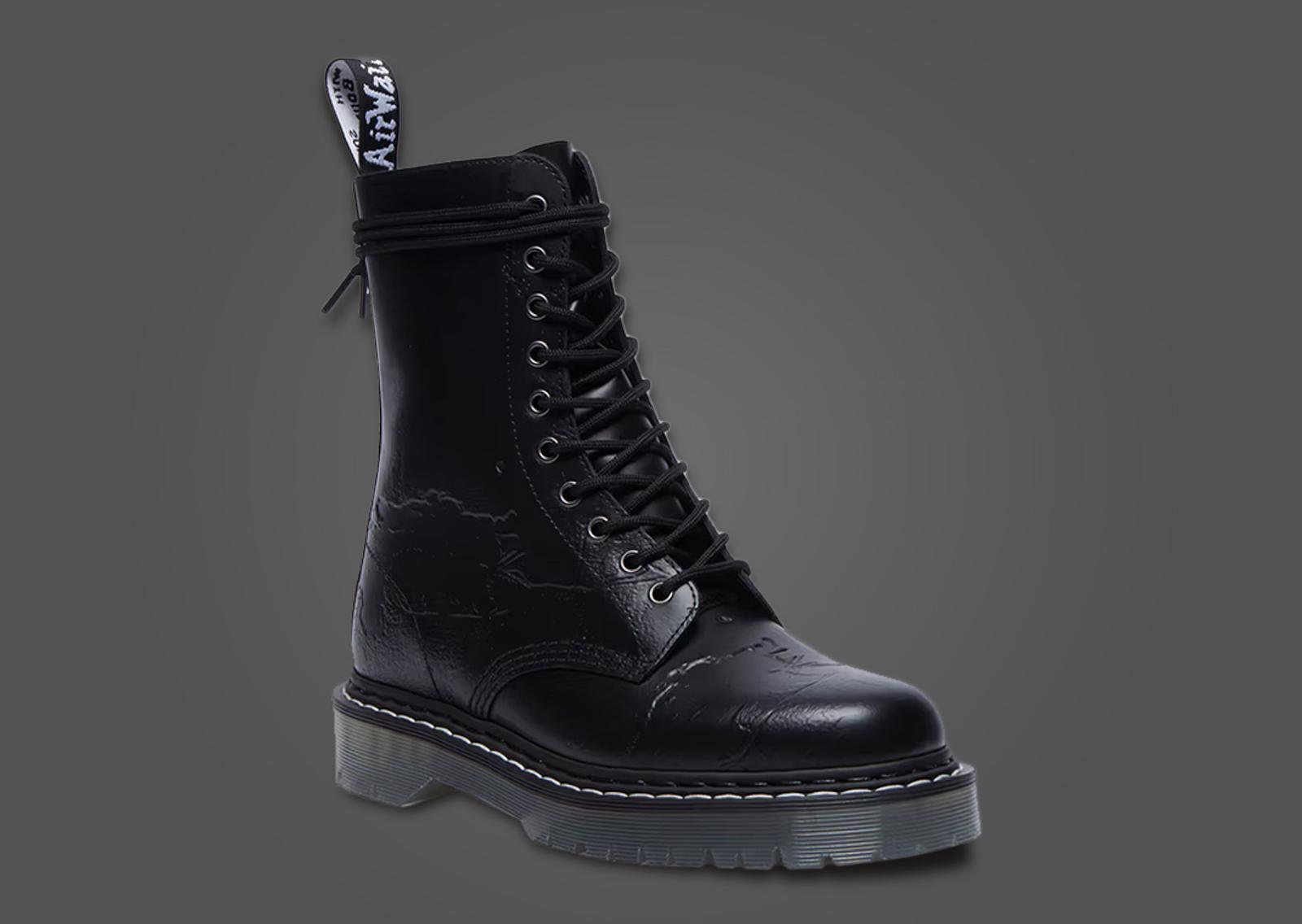 Nine Inch Nails x Dr. Martens 1490 10-Eye Boot The Downward Spiral Angle Right