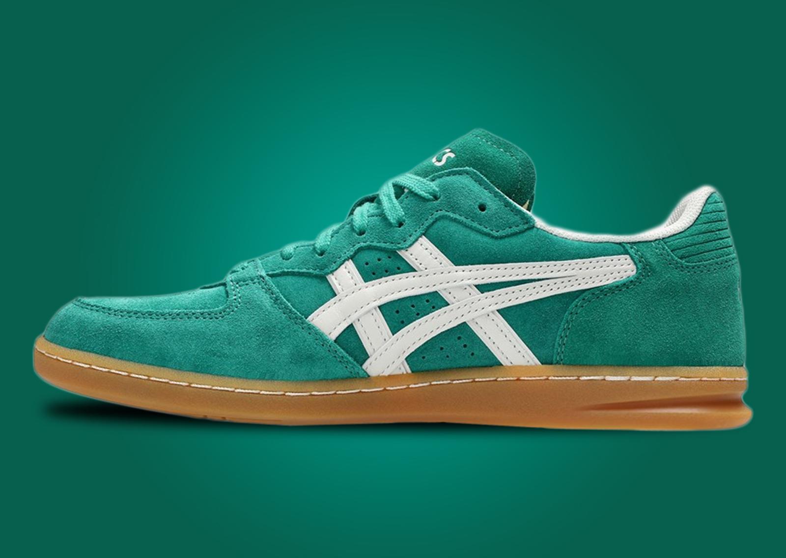 HAY x Asics Skyhand OG Green Medial