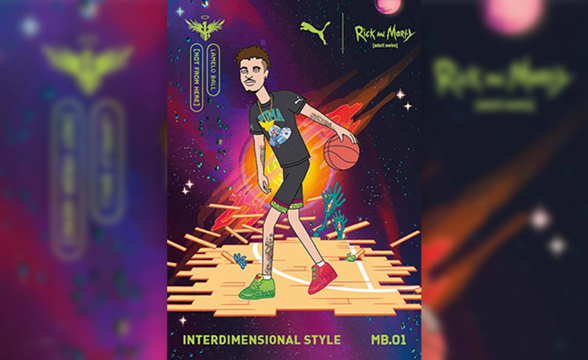 LaMelo Ball And Puma Get Schwifty With Rick And Morty