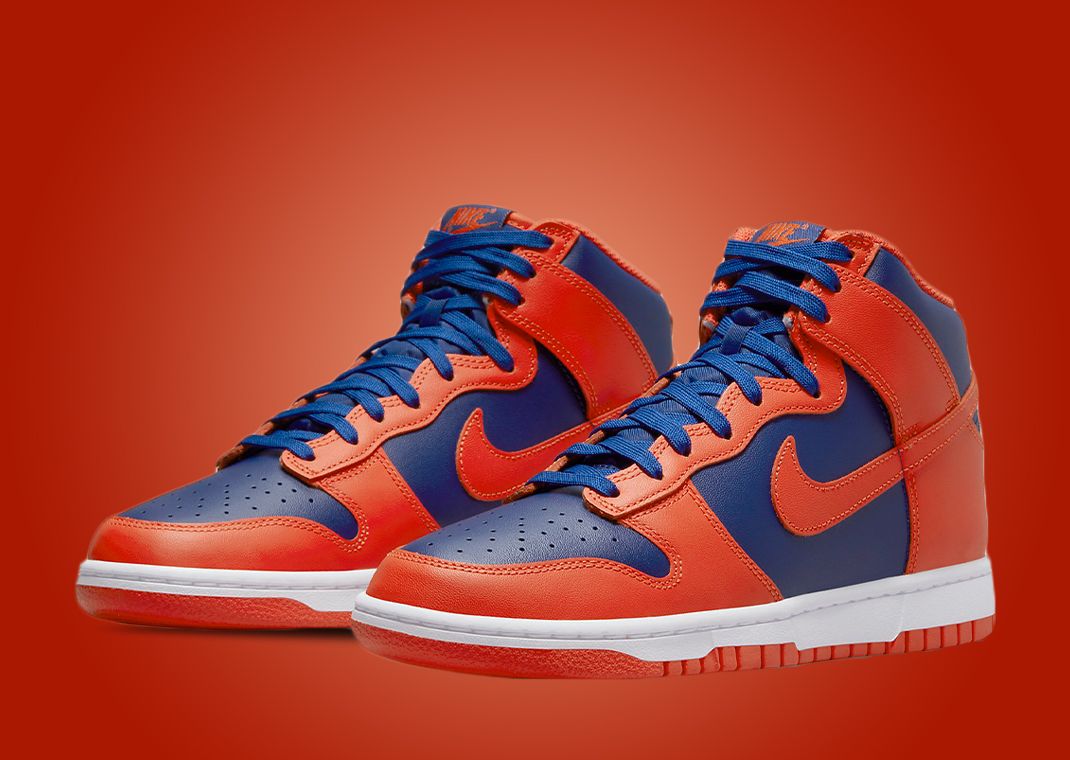 Nike orange blue on sale white