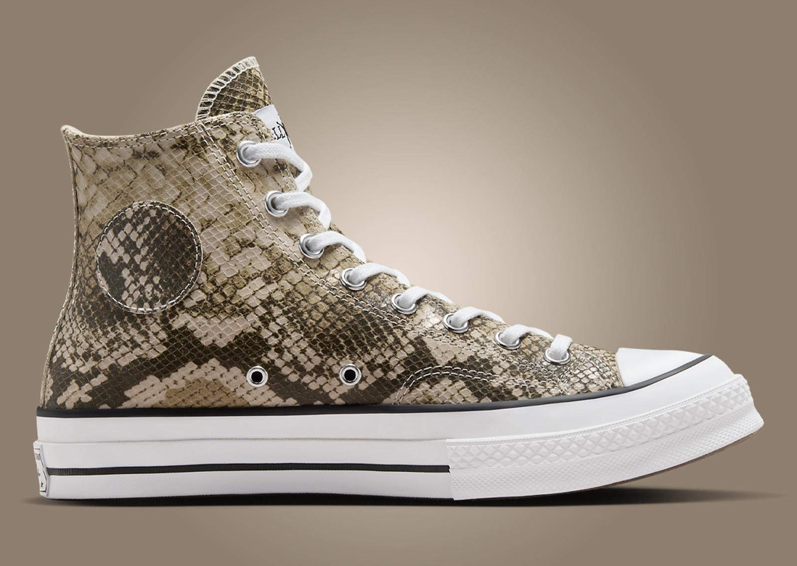 Stussy x Converse Chuck 70 Snakeskin Medial