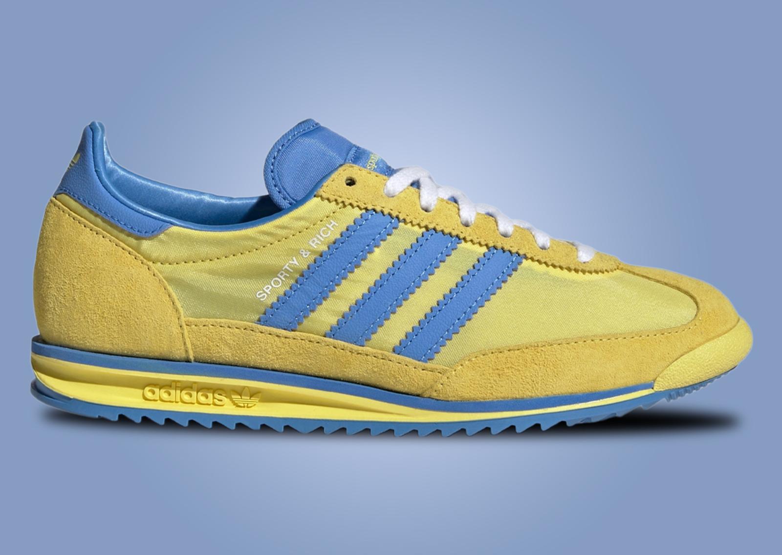 Sporty & Rich x adidas SL 72 Sweden Alternate (W) Lateral