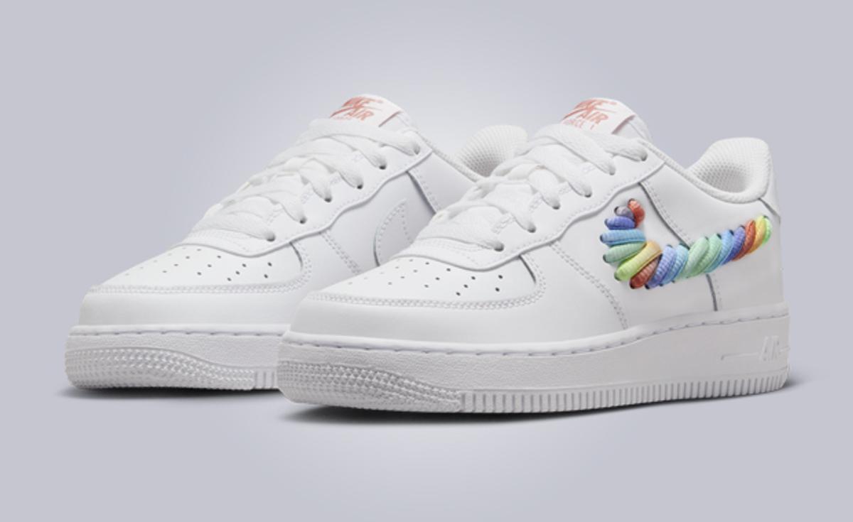 The Nike Air Force 1 Low Rainbow Lace Swoosh Releases May 2024