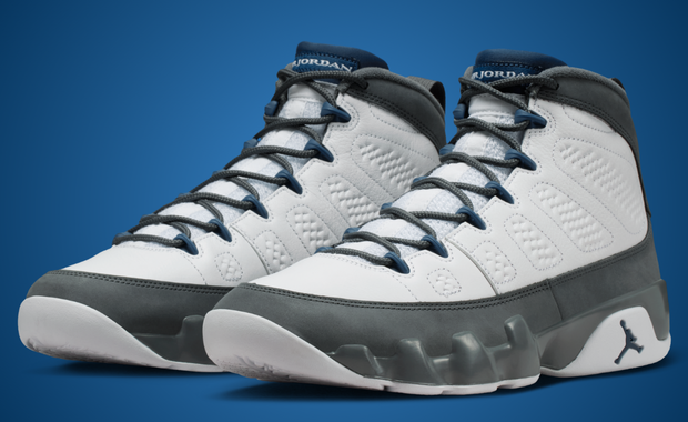 Air Jordan 9 Retro Flint Grey "French Blue"