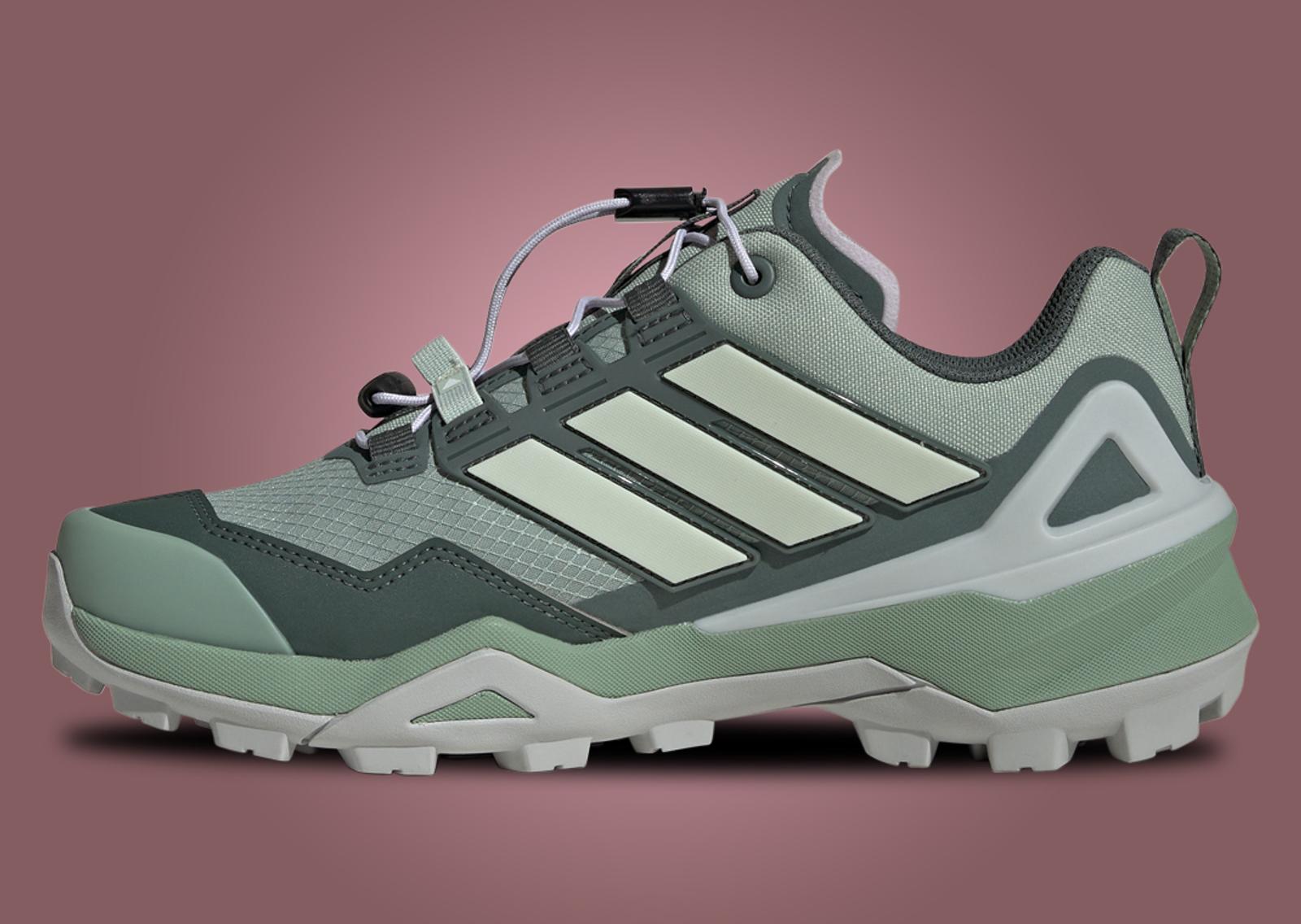 adidas Terrex Skychaser GORE-TEX Silver Green (W) Medial