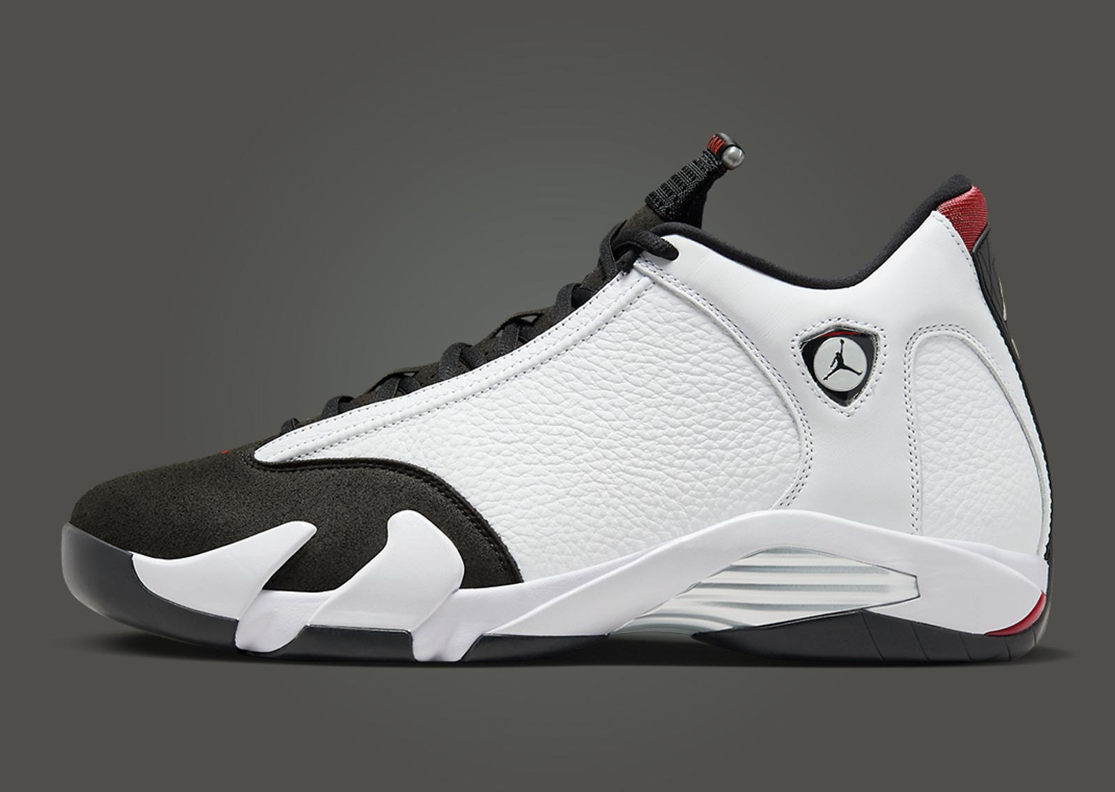 Air Jordan 14 Retro Black Toe Lateral