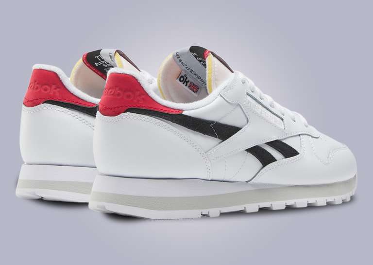 Reebok Classic Leather What Makes You Footwear White Heel Angle