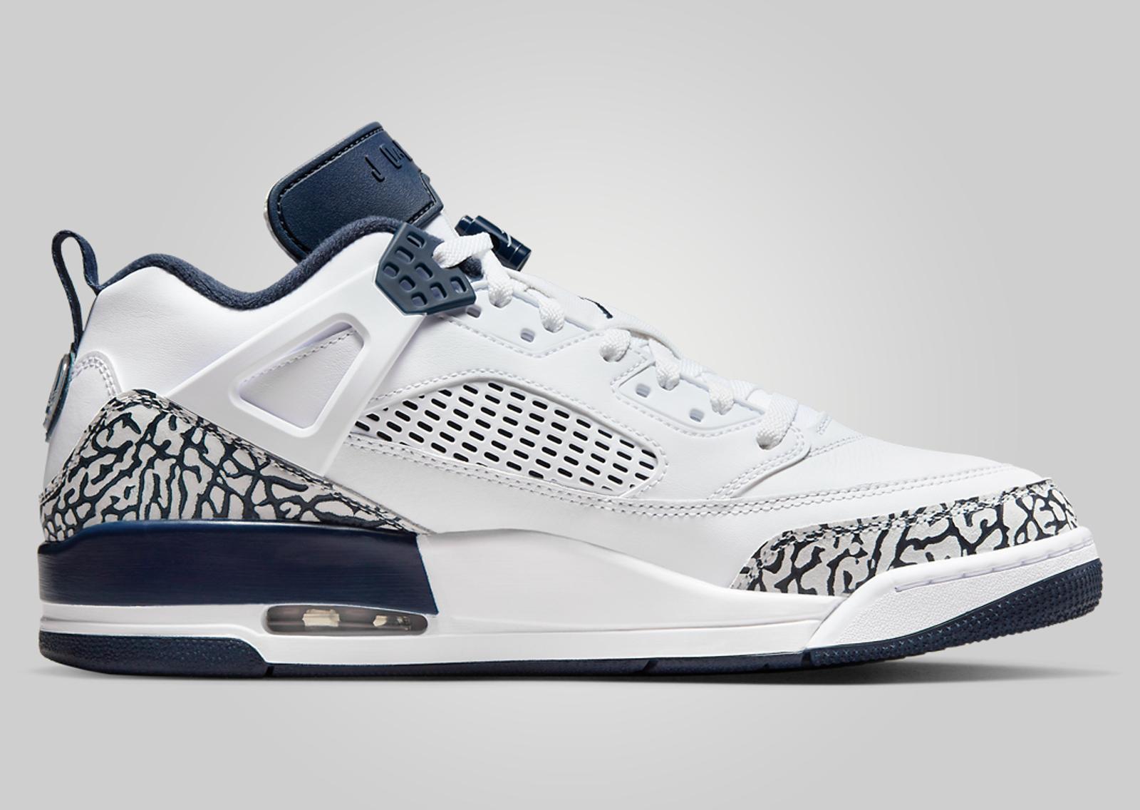 Jordan Spizike Low White Obsidian Medial