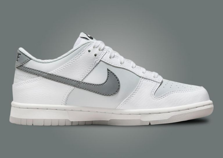 The Kids Exclusive Nike Dunk Low Football Grey Pure Platinum Releases ...