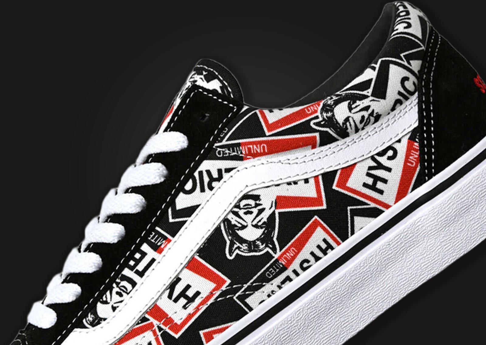 Hysteric Glamour x Vans Old Skool See No Evil Midfoot Detail