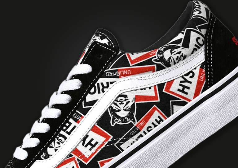 Hysteric Glamour x Vans Old Skool See No Evil Midfoot Detail