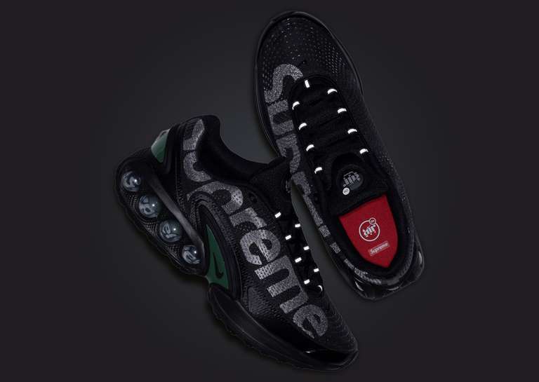 Supreme x Nike Air Max DN Black Lateral and Top 3M