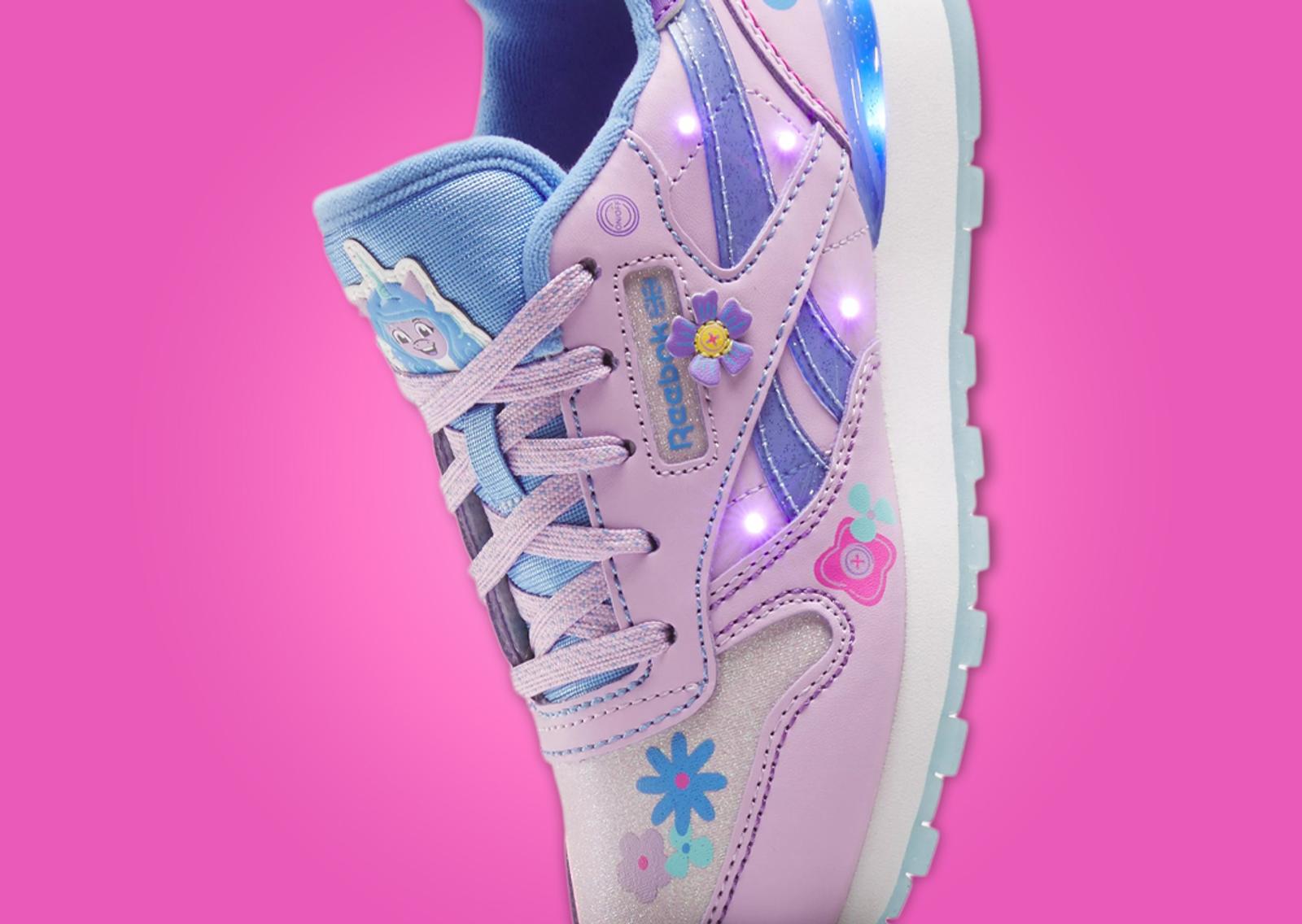 My Little Pony x Reebok Classic Leather Step N Flash Izzy Detail