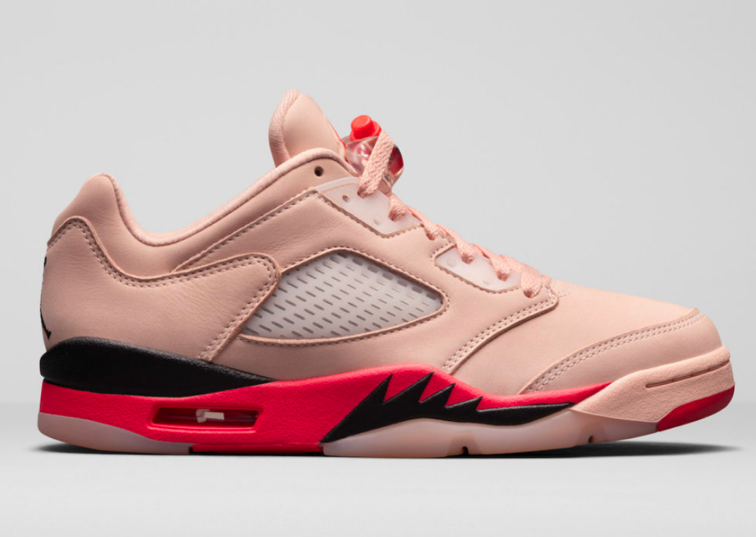The Women's Exclusive Air Jordan 5 Retro Low Arctic Orange