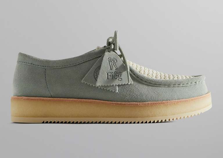 8th St by Ronnie Fieg for Clarks Originals Rossendale II Pale Green Lateral