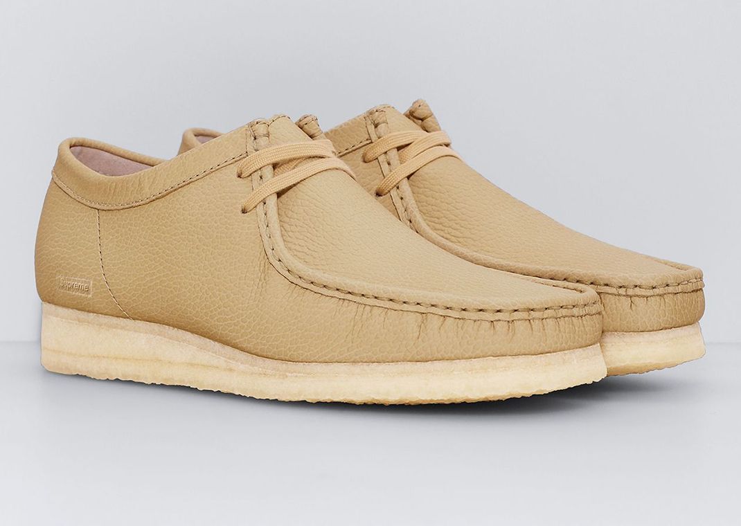 The Supreme x Clarks Originals Wallabee Reflective Pack Releases
