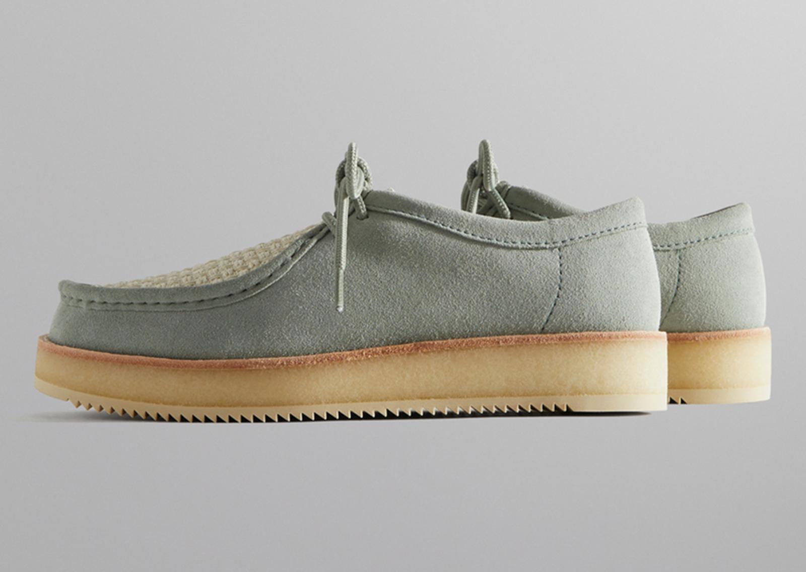 8th St by Ronnie Fieg for Clarks Originals Rossendale II Pale Green Lateral