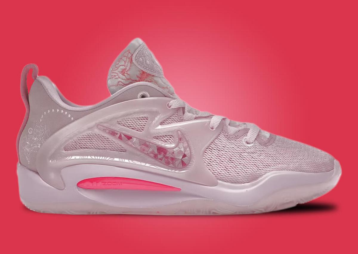 Nike KD 15 Aunt Pearl Side View 
