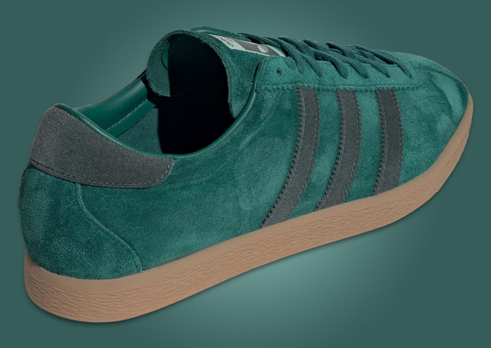 adidas Tobacco Collegiate Green Heel Angle