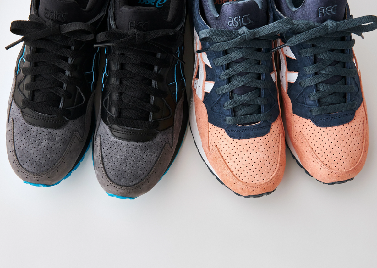Kith asics 2025 salmon toe