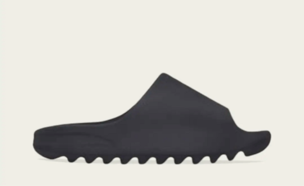 The adidas Yeezy Slide Comes Dressed in Dark Onyx
