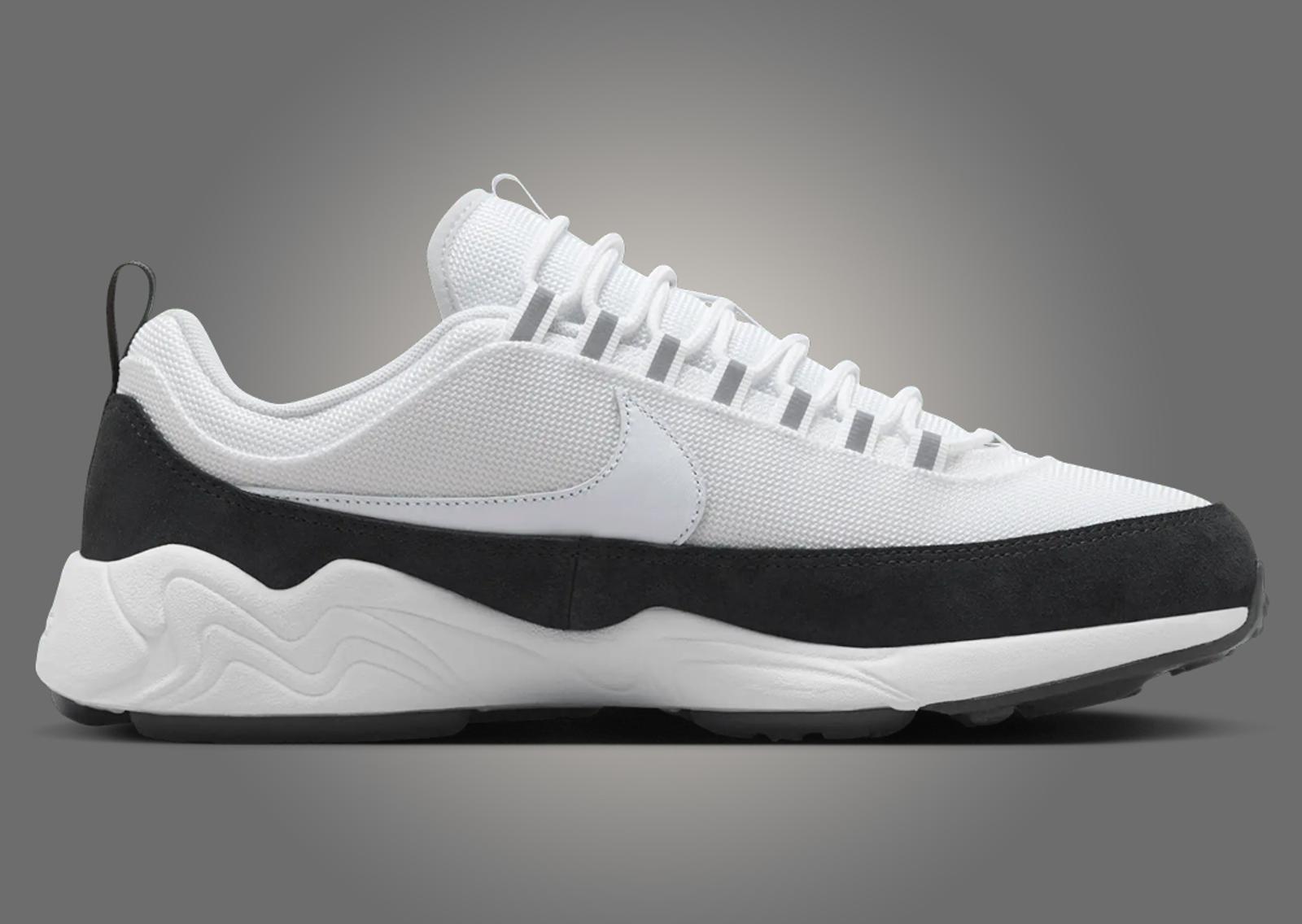 fragment design x Nike Air Zoom Spiridon SP White Medial