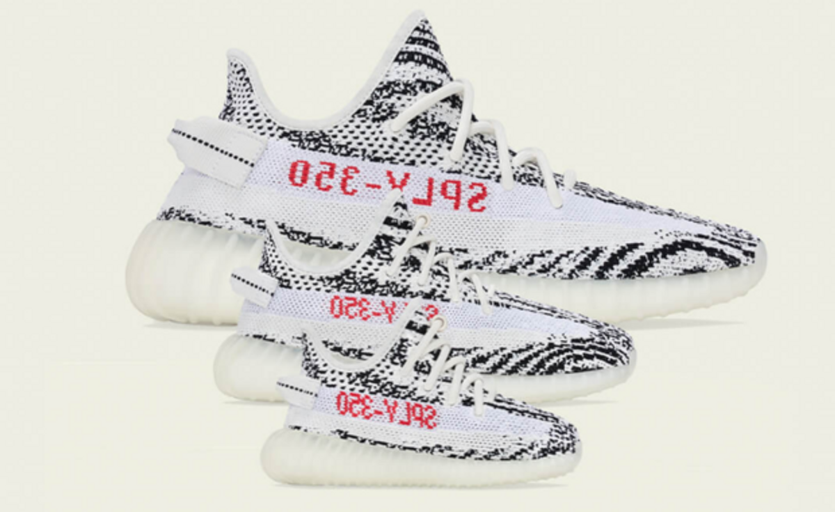 The adidas Yeezy Boost 350 V2 Zebra Will Launch in Full Family Sizing