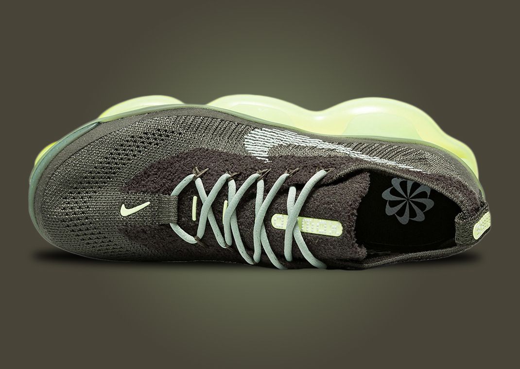 NIKE ☆ Air Max Scorpion Flyknit ‘Olive Aura’ Nike's Air Max Scorpion Gets An Olive Aura Makeover